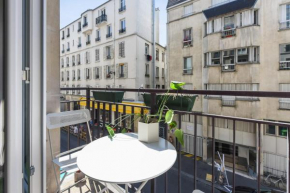 Cosy flat w balcony at the heart of Paris nearby Canal St Martin - Welkeys